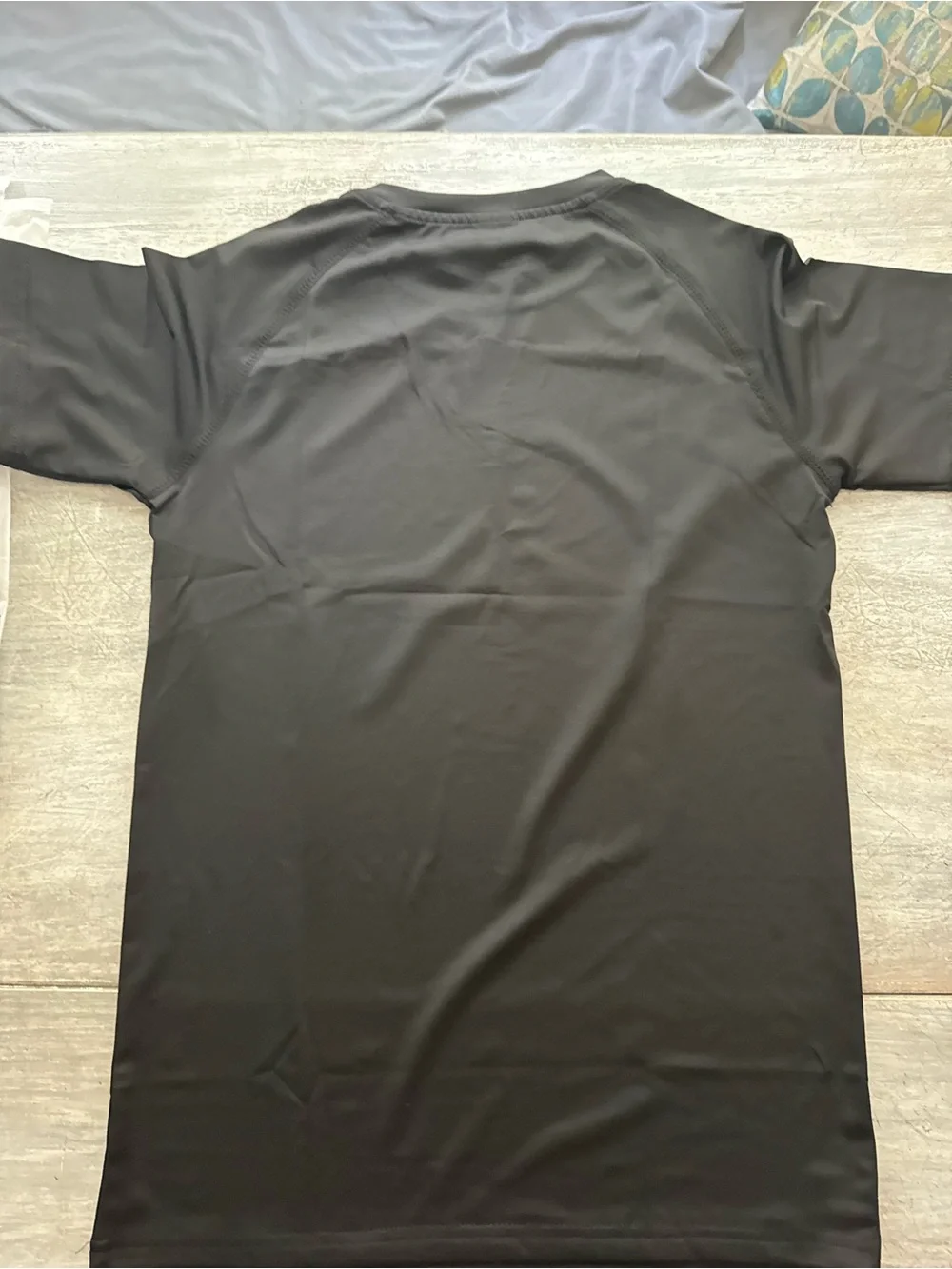 Gymshark Black Compression Tee with Logo